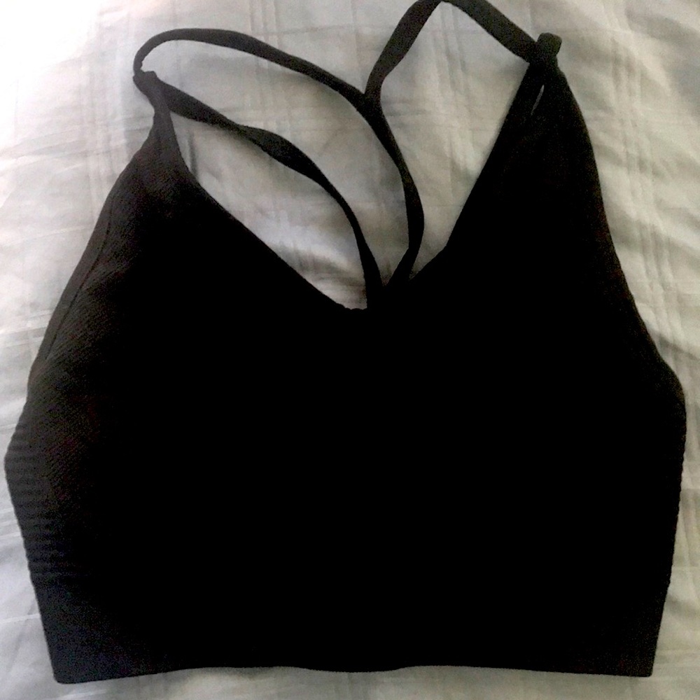 Black Fabletics bra top